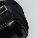 GUCCI Bamboo Backpack Nylon Black Silver 003 3444 0030 Auth ep10557-18