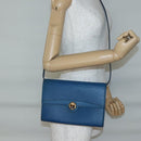 LOUIS VUITTON Epi Pochette Arche Shoulder Bag Blue M52575 LV Auth ep10558-23