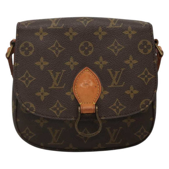 LOUIS VUITTON Monogram Saint Cloud MM Shoulder Bag M51243 LV Auth ep10559