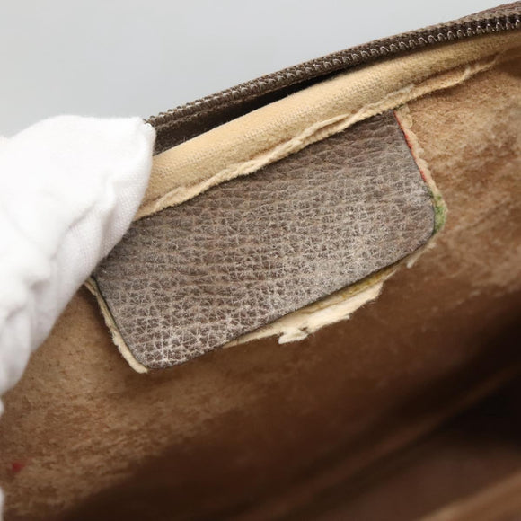 GUCCI GG Supreme Shoulder Bag PVC Beige Gold 56 02 068 Auth ep10564