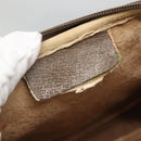 GUCCI GG Supreme Schoudertas PVC Beige Goud 56 02 068 Auth ep10564-20