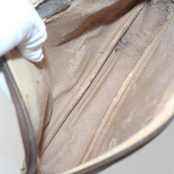 GUCCI GG Supreme Shoulder Bag PVC Beige Gold 56 02 068 Auth ep10564