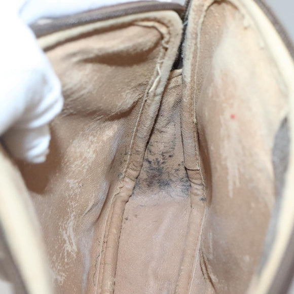 GUCCI GG Supreme Shoulder Bag PVC Beige Gold 56 02 068 Auth ep10564