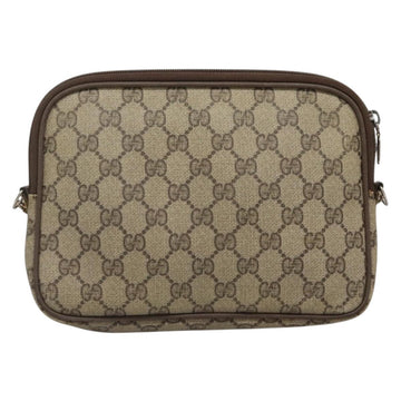 GUCCI GG Supreme Shoulder Bag PVC Beige Gold 56 02 068 Auth ep10564 - 0