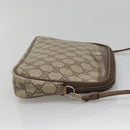GUCCI GG Supreme Schoudertas PVC Beige Goud 56 02 068 Auth ep10564-4