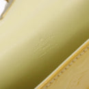 LOUIS VUITTON Monogram Vernis Spring Street Bag Lime Yellow M91068 Auth ep10568-20