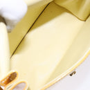 LOUIS VUITTON Monogram Vernis Spring Street Bag Lime Yellow M91068 Auth ep10568-11