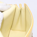 LOUIS VUITTON Monogram Vernis Spring Street Bag Lime Yellow M91068 Auth ep10568-21