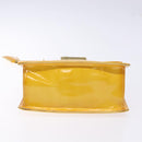 LOUIS VUITTON Monogram Vernis Spring Street Bag Lime Yellow M91068 Auth ep10568-5