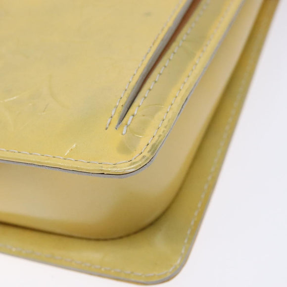 LOUIS VUITTON Monogram Vernis Motto Accessory Pouch Gris M91030 LV Auth ep10575