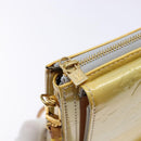 LOUIS VUITTON Monogram Vernis Motto Accessory Pouch Gris M91030 LV Auth ep10575-18