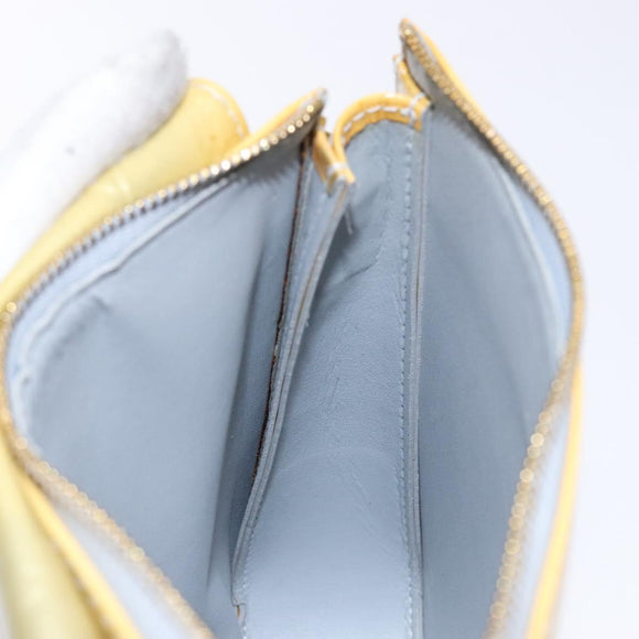 LOUIS VUITTON Monogram Vernis Motto Accessory Pouch Gris M91030 LV Auth ep10575