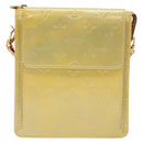 LOUIS VUITTON Monogram Vernis Motto Accessory Pouch Gris M91030 LV Auth ep10575-13