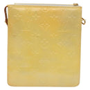 LOUIS VUITTON Monogram Vernis Motto Accessory Pouch Gris M91030 LV Auth ep10575-2
