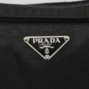PRADA Shoulder Bag Nylon Black Silver Auth ep10576-17
