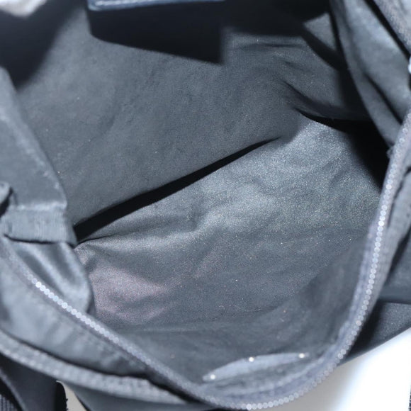 PRADA Shoulder Bag Nylon Black Silver Auth ep10576