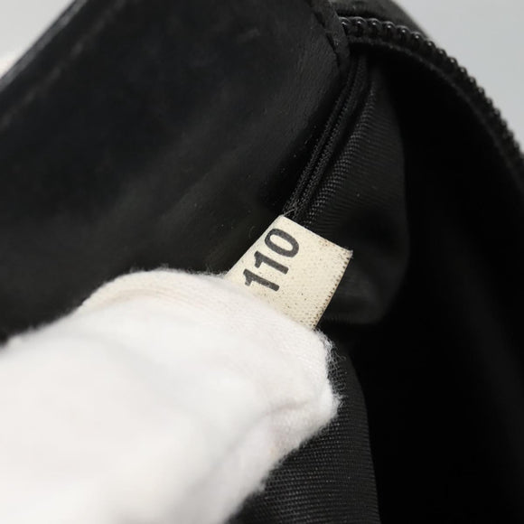 PRADA Shoulder Bag Nylon Black Silver Auth ep10576
