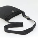 PRADA Shoulder Bag Nylon Black Silver Auth ep10576-7