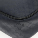 GUCCI Micro GG Supreme Chain Shoulder Bag PVC Navy Gold 001 14 0412 Auth ep10578-13