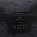 GUCCI Micro GG Supreme Chain Shoulder Bag PVC Navy Gold 001 14 0412 Auth ep10578-15