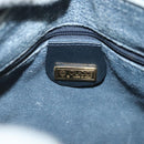 GUCCI Micro GG Supreme Chain Shoulder Bag PVC Navy Gold 001 14 0412 Auth ep10578-16