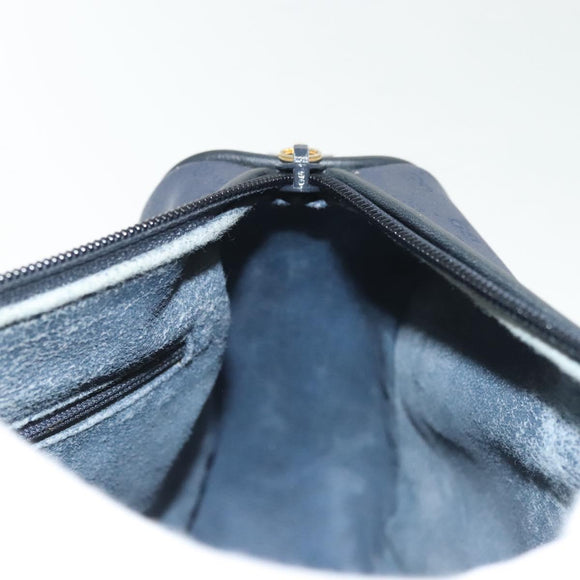 GUCCI Micro GG Supreme Chain Shoulder Bag PVC Navy Gold 001 14 0412 Auth ep10578