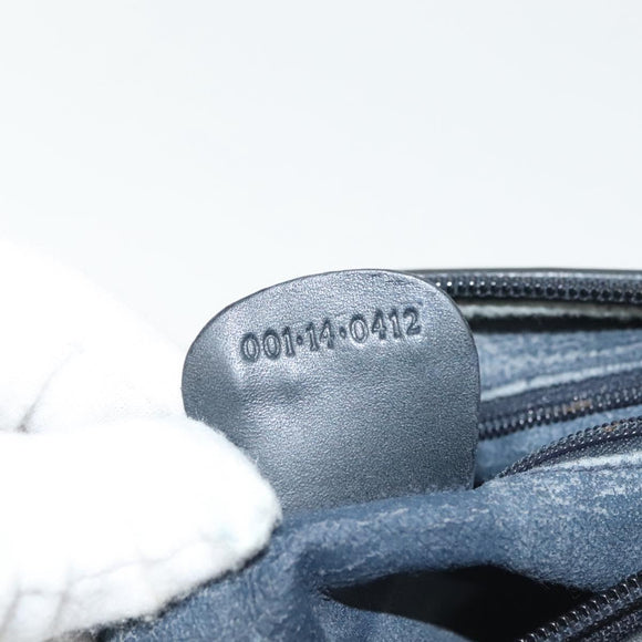 GUCCI Micro GG Supreme Chain Shoulder Bag PVC Navy Gold 001 14 0412 Auth ep10578