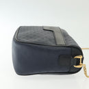 GUCCI Micro GG Supreme Chain Shoulder Bag PVC Navy Gold 001 14 0412 Auth ep10578-4