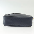 GUCCI Micro GG Supreme Chain Shoulder Bag PVC Navy Gold 001 14 0412 Auth ep10578-9