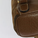 GUCCI Bamboo Backpack Suede Brown Gold 003 58 0030 Auth ep10582-17