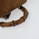 GUCCI Bamboo Backpack Suede Brown Gold 003 58 0030 Auth ep10582-7