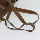 GUCCI Bamboo Backpack Suede Brown Gold 003 58 0030 Auth ep10582-8