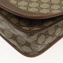 GUCCI GG Supreme Web Sherry Line Bag PVC Beige Gold 001 113 0551 Auth ep10586-14