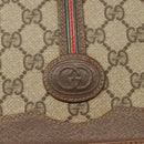 GUCCI GG Supreme Web Sherry Line Bag PVC Beige Gold 001 113 0551 Auth ep10586-17