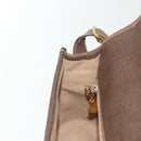 GUCCI GG Supreme Web Sherry Line Bag PVC Beige Gold 001 113 0551 Auth ep10586-21