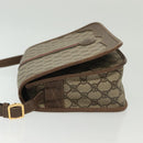 GUCCI GG Supreme Web Sherry Line Bag PVC Beige Gold 001 113 0551 Auth ep10586-4