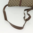 GUCCI GG Supreme Web Sherry Line Bag PVC Beige Gold 001 113 0551 Auth ep10586-7
