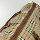 Burberrys Nova Check Boston Bag PVC 2way Beige Auth ep10591-6