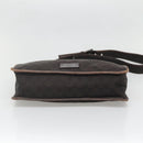 GUCCI GG Canvas Shoulder Bag Dark Brown 90656 Auth ep10594-5