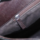 GUCCI GG Canvas Shoulder Bag Dark Brown 90656 Auth ep10594-19