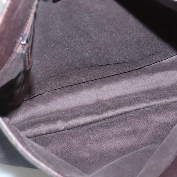 GUCCI GG Canvas Shoulder Bag Dark Brown 90656 Auth ep10594