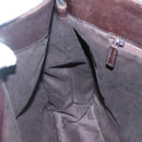 GUCCI GG Canvas Shoulder Bag Dark Brown 90656 Auth ep10594-21