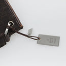 GUCCI GG Canvas Shoulder Bag Dark Brown 90656 Auth ep10594-8