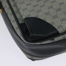 GUCCI Micro GG Supreme Shoulder Bag PVC Navy Gold 001 116 0844 Auth ep10595-12