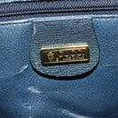 GUCCI Micro GG Supreme Shoulder Bag PVC Navy Gold 001 116 0844 Auth ep10595-16