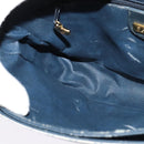 GUCCI Micro GG Supreme Shoulder Bag PVC Navy Gold 001 116 0844 Auth ep10595-19