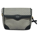 GUCCI Micro GG Supreme Shoulder Bag PVC Navy Gold 001 116 0844 Auth ep10595-2