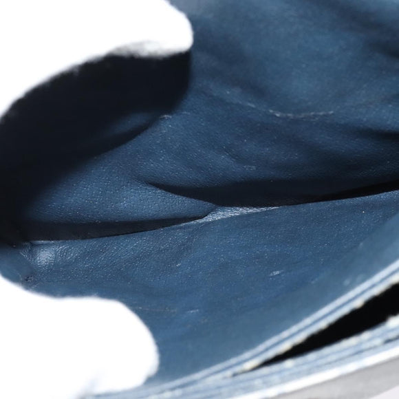 GUCCI Micro GG Supreme Shoulder Bag PVC Navy Gold 001 116 0844 Auth ep10595