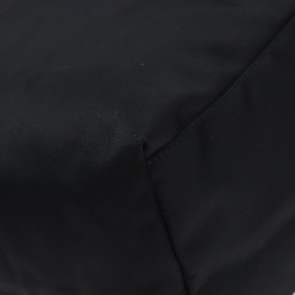 FENDI Tote Bag Nylon Black Gold Auth ep10599