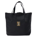 FENDI Tote Bag Nylon Black Gold Auth ep10599-13